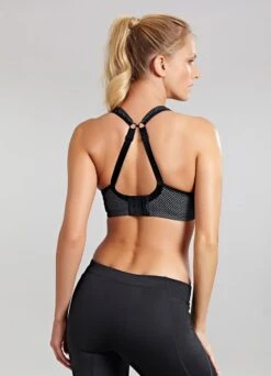 Panache Sport-BH Mit Bügel | Schwarz / Weiß -Miracle Woman Verkäufe Abstract Ice Ganzk rper Racer Back hinten min 1280x1280