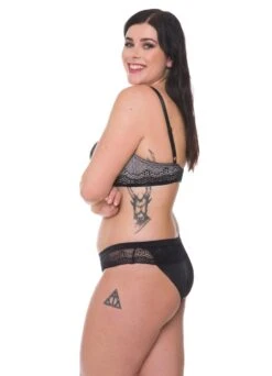 Bügel-BH "Cabaret" | Schwarz -Miracle Woman Verkäufe B gel BH Cabaret schwarz front side min 1280x1280