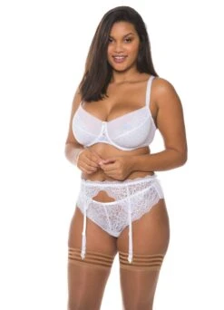 Tanga "Julie" | Weiß -Miracle Woman Verkäufe B gel BH Julie weiss Straps front min1f1CX18DBqAlH 1280x1280