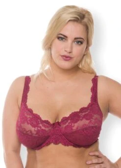 Bügel-BH "Madeleine" | Weinrot