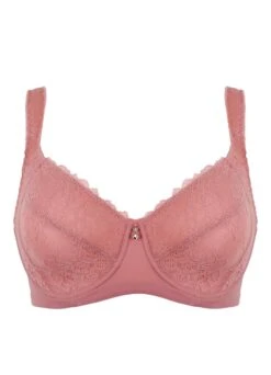 Bügel-BH Mit Soft-Cup "Belle" | Rosewood -Miracle Woman Verkäufe B gel BH mit Soft Cup Belle rosewood cut out front min 1280x1280