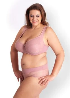 Bügel-BH Mit Soft-Cup "Belle" | Rosewood -Miracle Woman Verkäufe B gel BH mit Soft Cup Belle rosewood side min 1280x1280