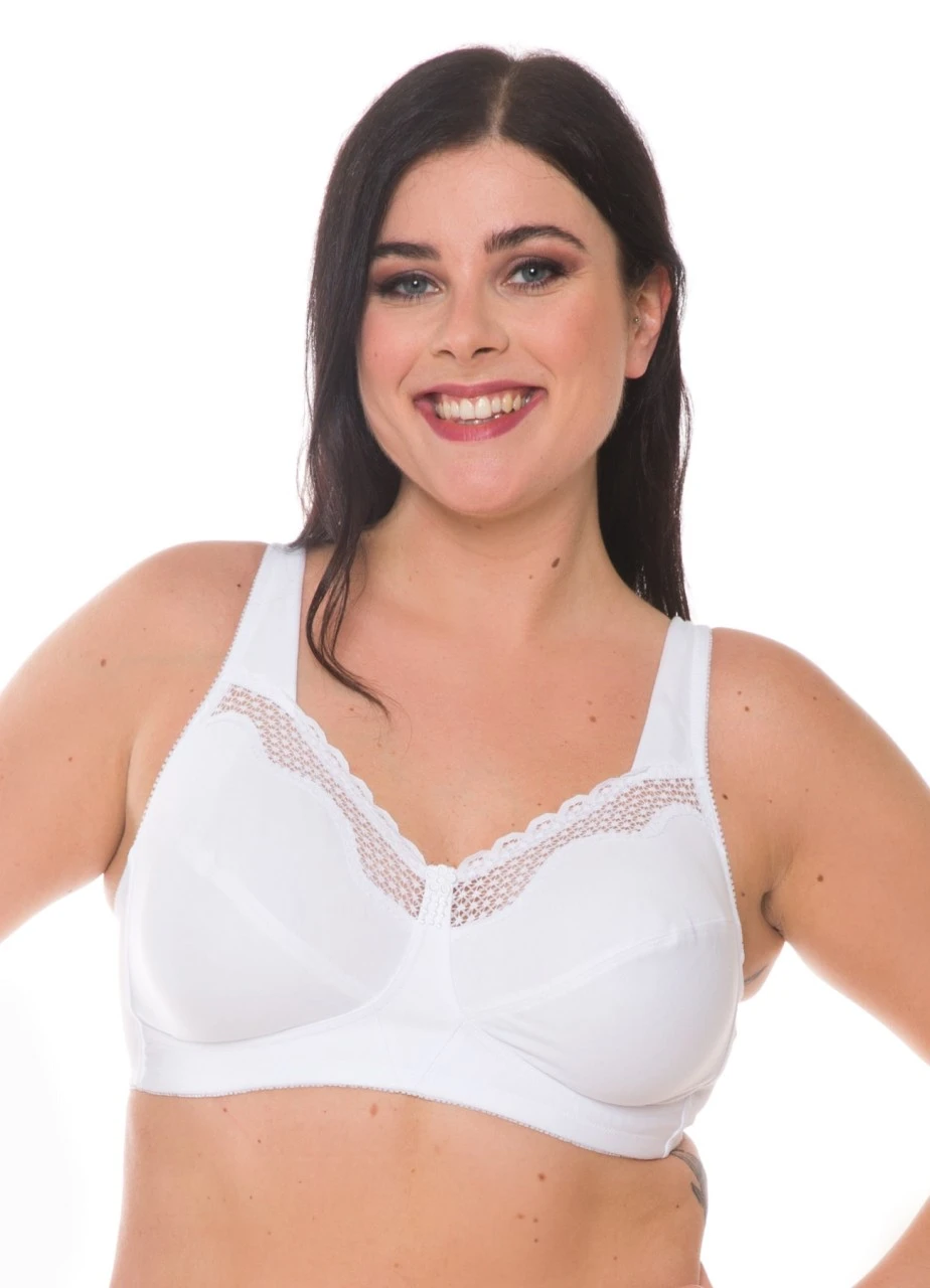 Bestform Bügelloser Baumwoll-BH "Cotton Comfort" | Weiß 3 Bestform Bügelloser Baumwoll-BH "Cotton Comfort" | Weiß