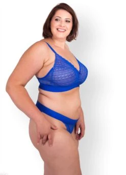 Panache Bügelloser Triangel-BH "Lyzy" | Kobaltblau -Miracle Woman Verkäufe B gelloser Triangel BH Lyzy kobaltblau side 1280x1280