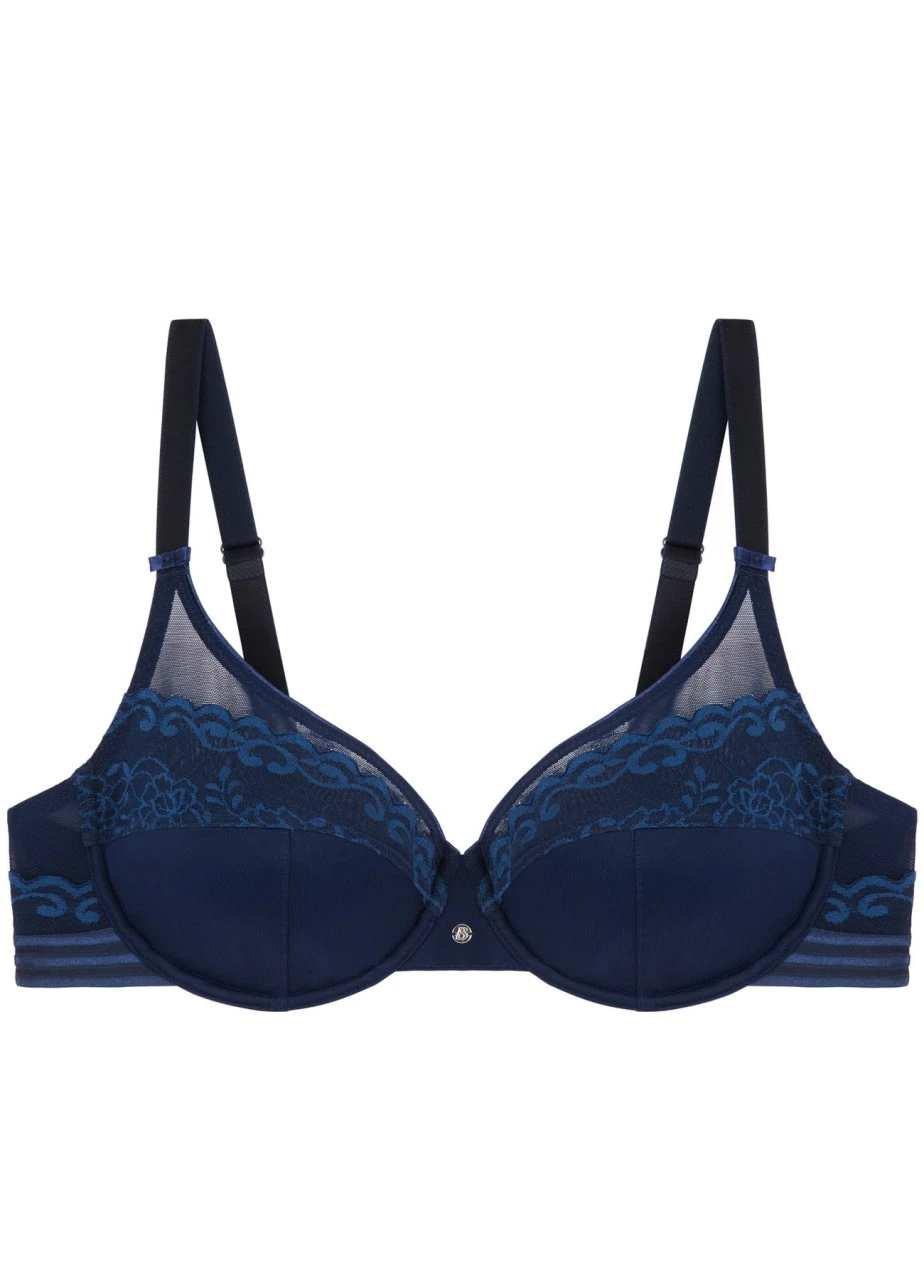 Bestform Bügel-BH "Just Perfect" | Dunkelblau 4 Bestform Bügel-BH "Just Perfect" | Dunkelblau – Bild 2