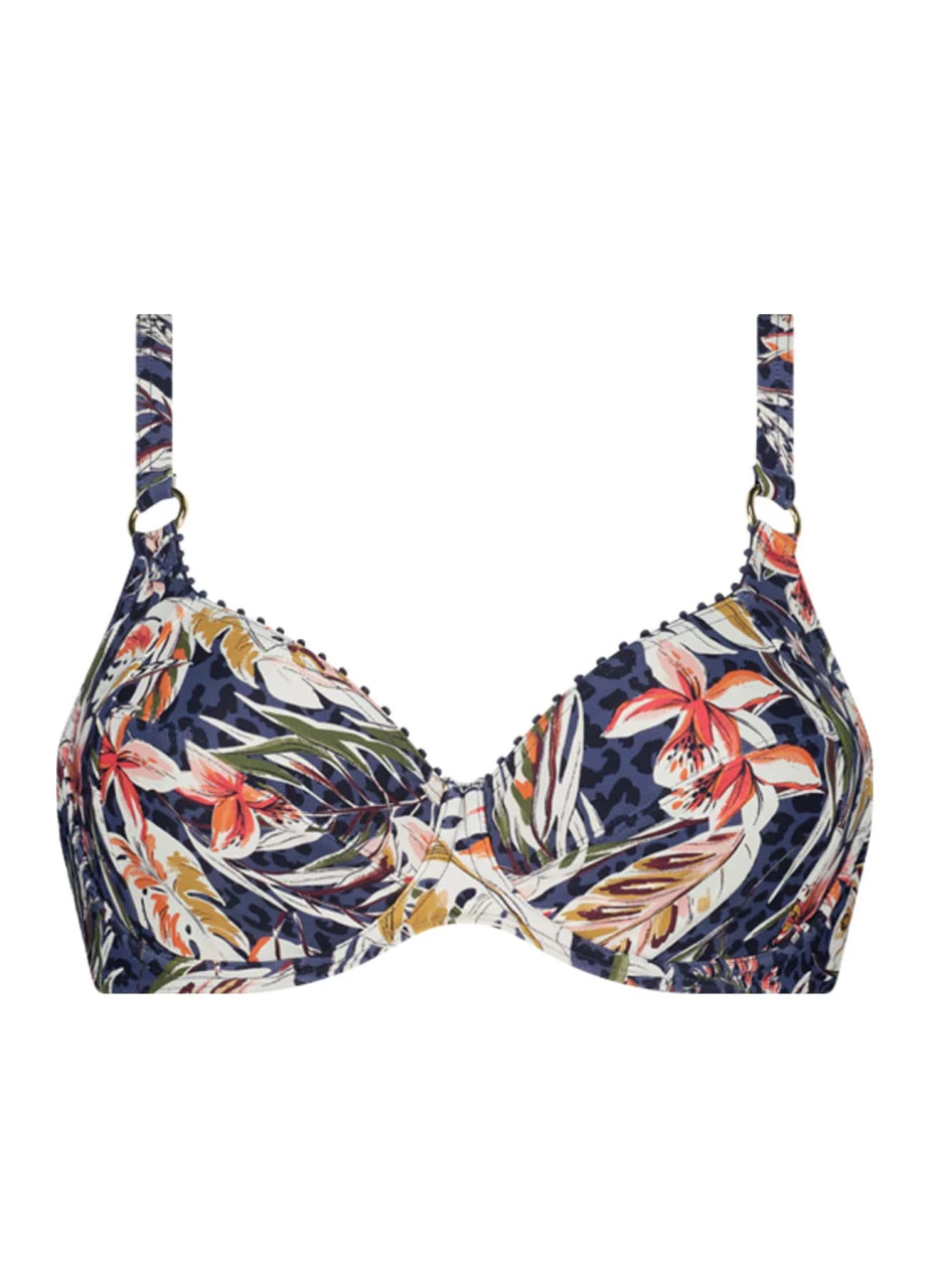 Cyell Bikini-Top Mit Bügel "Tropical" | Plum 4 Cyell Bikini-Top Mit Bügel "Tropical" | Plum – Bild 2