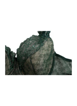 Bügel-BH Mit Halbschale "Juna" | Smaragd 9 Bügel-BH Mit Halbschale "Juna" | Smaragd -Miracle Woman Verkäufe Close Up Juna smaragd 1280x1280