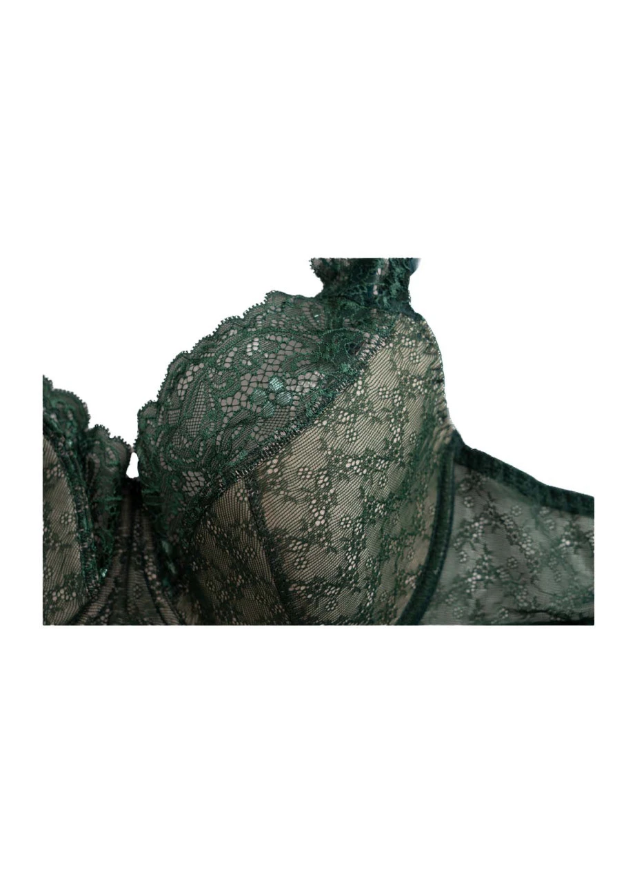 Bügel-BH Mit Halbschale "Juna" | Smaragd 6 Bügel-BH Mit Halbschale "Juna" | Smaragd – Bild 4