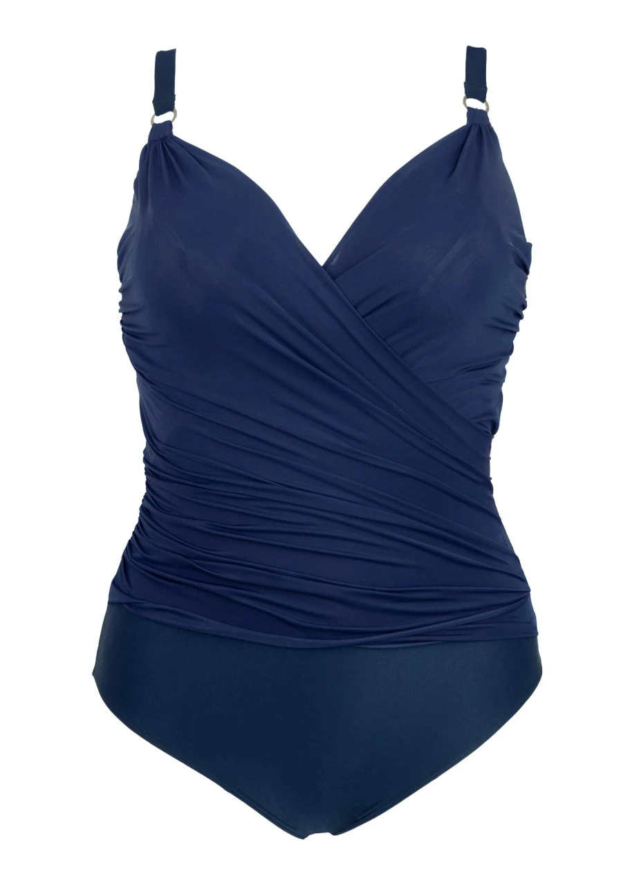 Badeanzug Mit Bügel "Coco" | Navy 10 Badeanzug Mit Bügel "Coco" | Navy – Bild 8