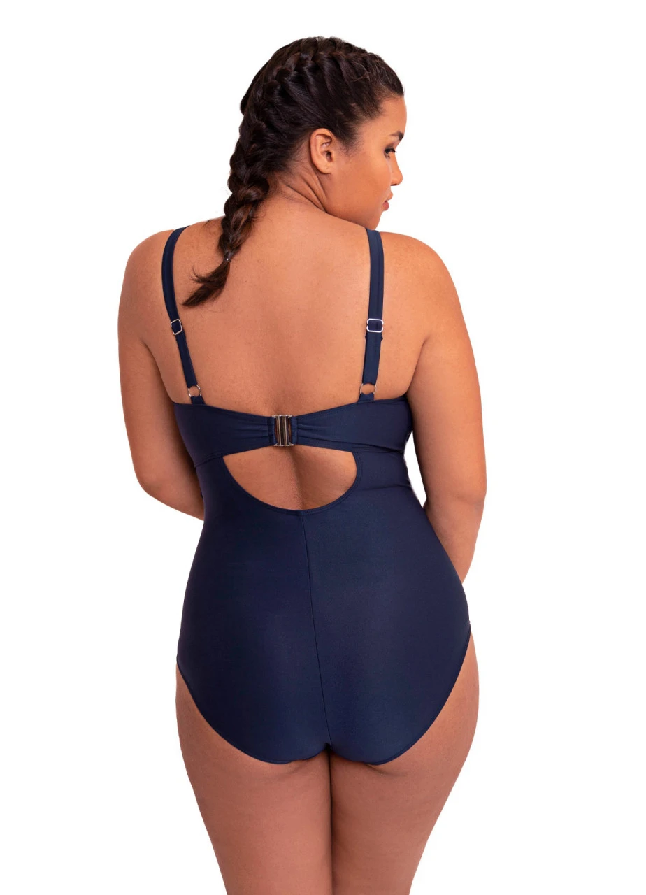 Badeanzug Mit Bügel "Coco" | Navy 9 Badeanzug Mit Bügel "Coco" | Navy – Bild 7