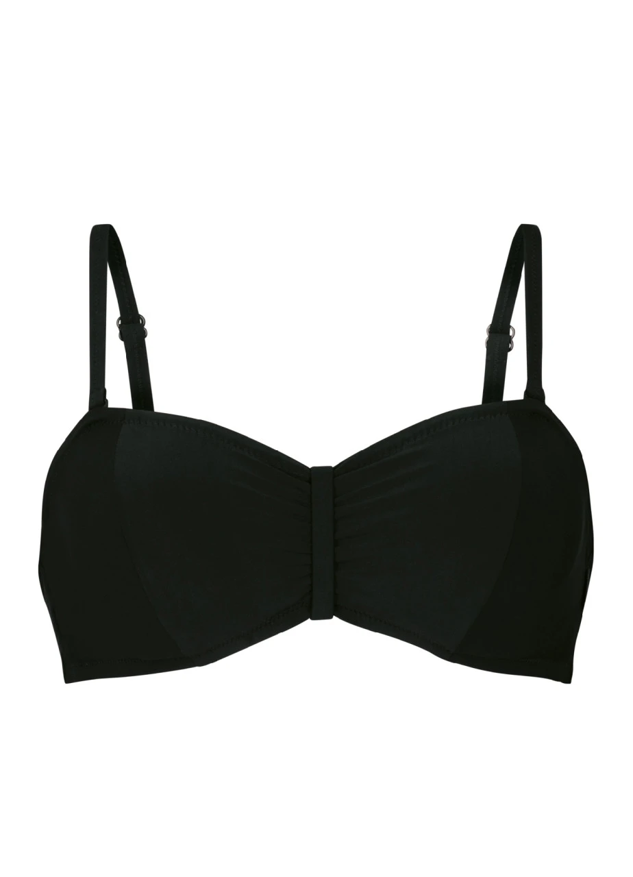 ANITA Bandeau Bikini-Top "Ella" | Schwarz – Bild 3