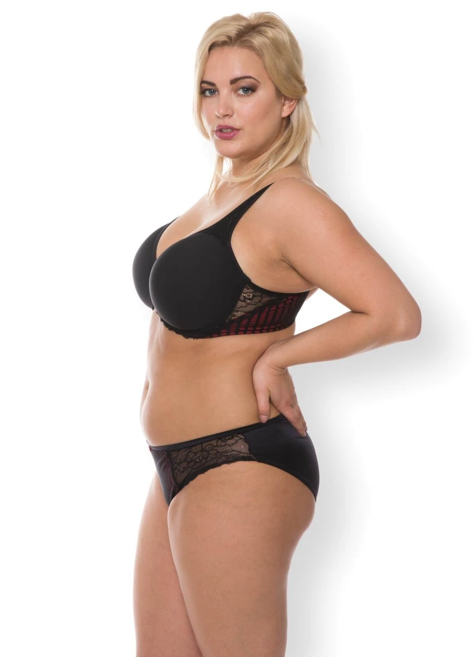 Flexi-Spacer BH "French Can Can" | Schwarz / Rot 6 Flexi-Spacer BH "French Can Can" | Schwarz / Rot – Bild 4