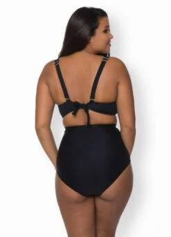 High Waist Bikinipant "Swim" | Schwarz 10 High Waist Bikinipant "Swim" | Schwarz -Miracle Woman Verkäufe High Waist Bikini Pant schwarz back min 1280x1280