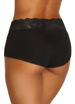 Cosabella Hotpants "Never Say Never" | Black -Miracle Woman Verkäufe Hotpants Never Say Never schwarz Freitseller hinten Shop min 1280x1280