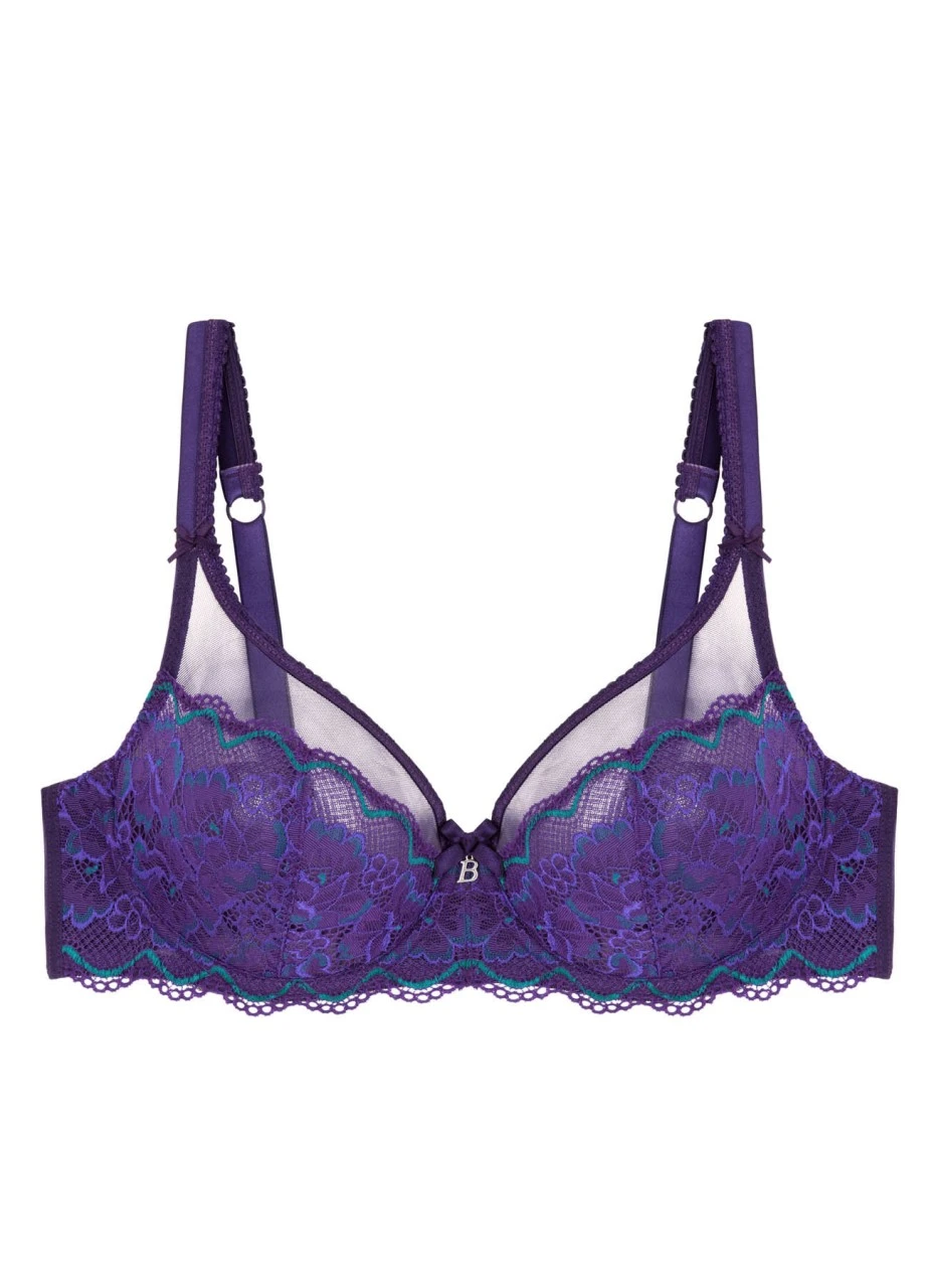 Bestform Bügel-BH Mit Spitze "Luccia" | Lila 4 Bestform Bügel-BH Mit Spitze "Luccia" | Lila – Bild 2