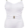 Taillengürtel Für Badeanzug "Luxe" | Weiß -Miracle Woman Verkäufe Luxe BAZ mit weisse G urtel freisteller 1280x1280