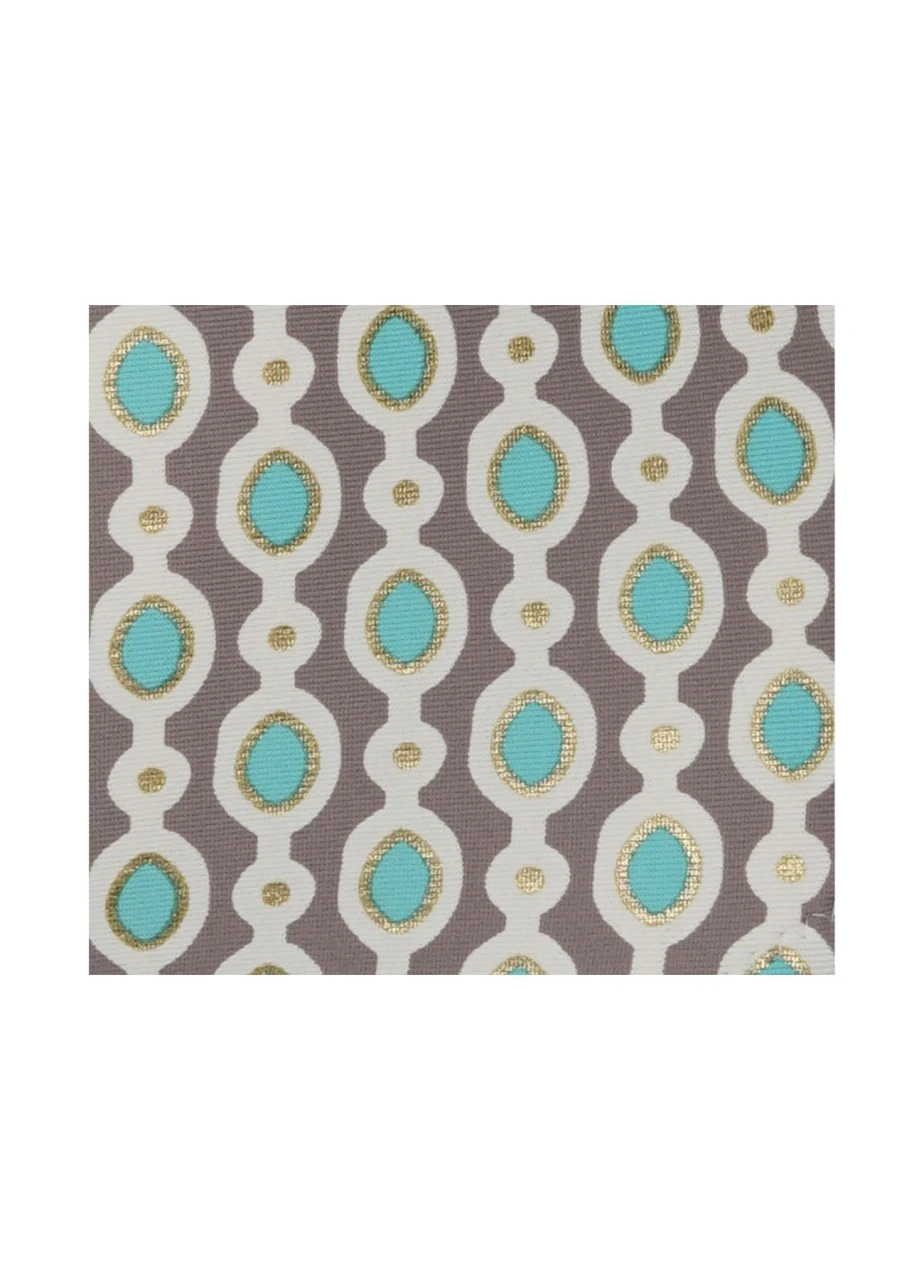 Bikini Slip "Marisol" All-over | Türkis / Gold 4 Bikini Slip "Marisol" All-over | Türkis / Gold – Bild 3