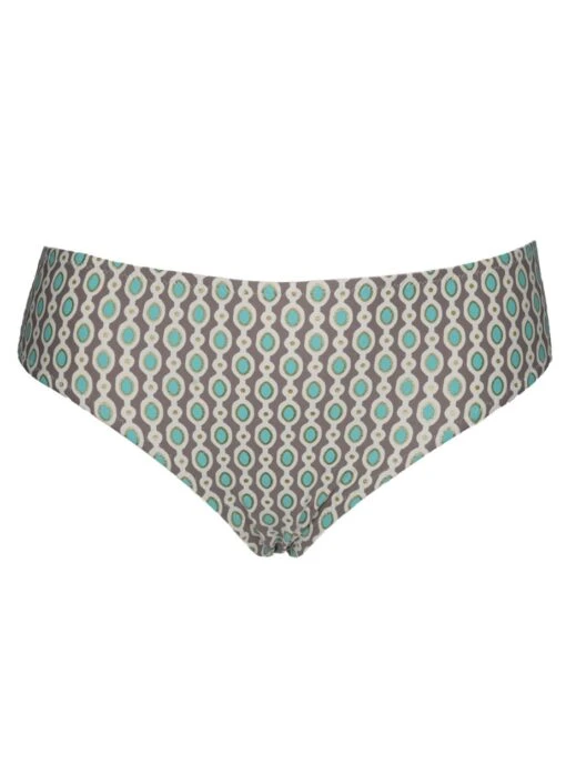 Bikini Slip "Marisol" All-over | Türkis / Gold -Miracle Woman Verkäufe Marisol vorne Shop I 1280x1280