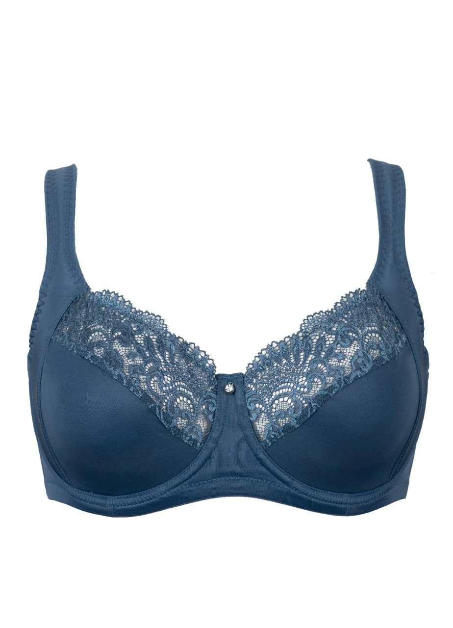 Bügel-BH Mit Sidesupport "Mia" | French Blue 4 Bügel-BH Mit Sidesupport "Mia" | French Blue – Bild 2