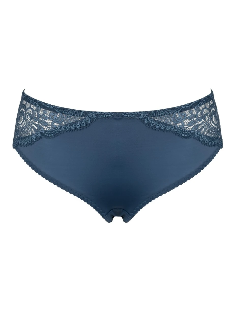 Slip "Mia" Mit Spitze Hinten | French Blue 3 Slip "Mia" Mit Spitze Hinten | French Blue