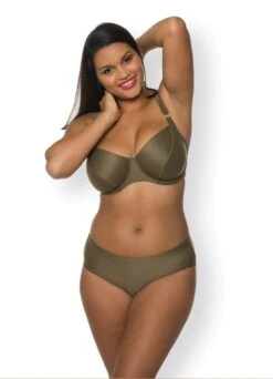 Minimizer Bikinitop Mit Bügeln "Swim" | Oliv -Miracle Woman Verkäufe Miracle Minimizer Bikini Top front min 1280x1280