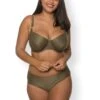 Minimizer Bikinitop Mit Bügeln "Swim" | Oliv -Miracle Woman Verkäufe Miracle Minimizer Bikini Top front2 min 1280x1280
