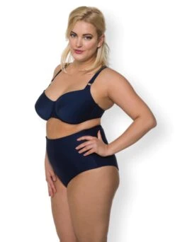 Minimizer Bikinitop Mit Bügeln "Swim" | Marine -Miracle Woman Verkäufe Miracle Minimizer Bikini Top navy side min 1280x1280