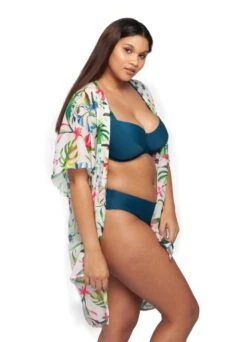 Strandcape "Amalfi" | Weiß-bunt -Miracle Woman Verkäufe Miracle Woman Amalfi Cape back side min 1280x1280