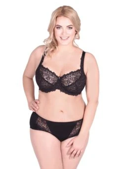 Bügel-BH "Angelina" | Schwarz 8 Bügel-BH "Angelina" | Schwarz -Miracle Woman Verkäufe Miracle Woman Angelina B gel BH top and bottom 1280x1280