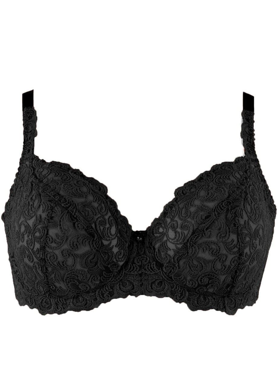 Bügel-BH "Angelina" | Schwarz 4 Bügel-BH "Angelina" | Schwarz – Bild 2