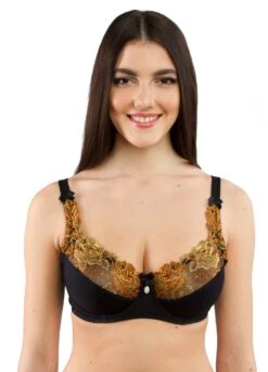 Bügel-BH "Merci Passion" | Schwarz / Gold