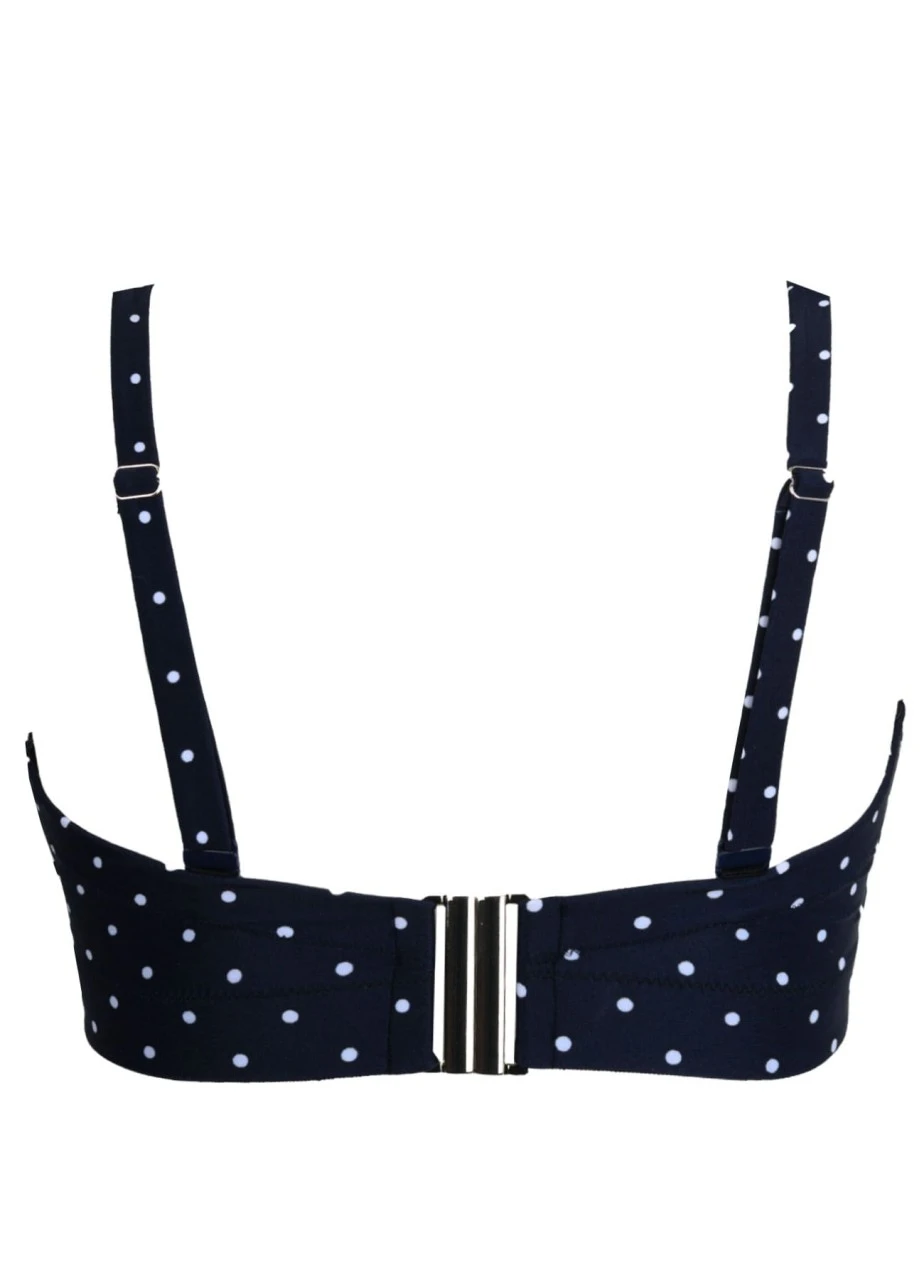 Bandeau Bikinitop "Marseille" | Marine/weiß 16 Bandeau Bikinitop "Marseille" | Marine/weiß – Bild 14