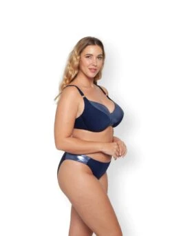 Minimizer Bikinitop Mit Bügel "Electric" | Marine -Miracle Woman Verkäufe Miracle Woman Electric Bikini side 1280x1280