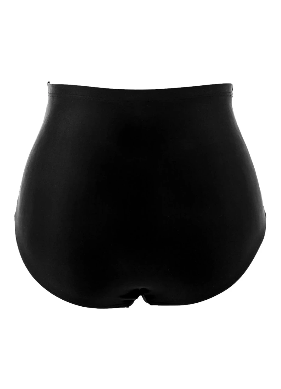 High Waist Bikinipant "Swim" | Schwarz 7 High Waist Bikinipant "Swim" | Schwarz – Bild 5