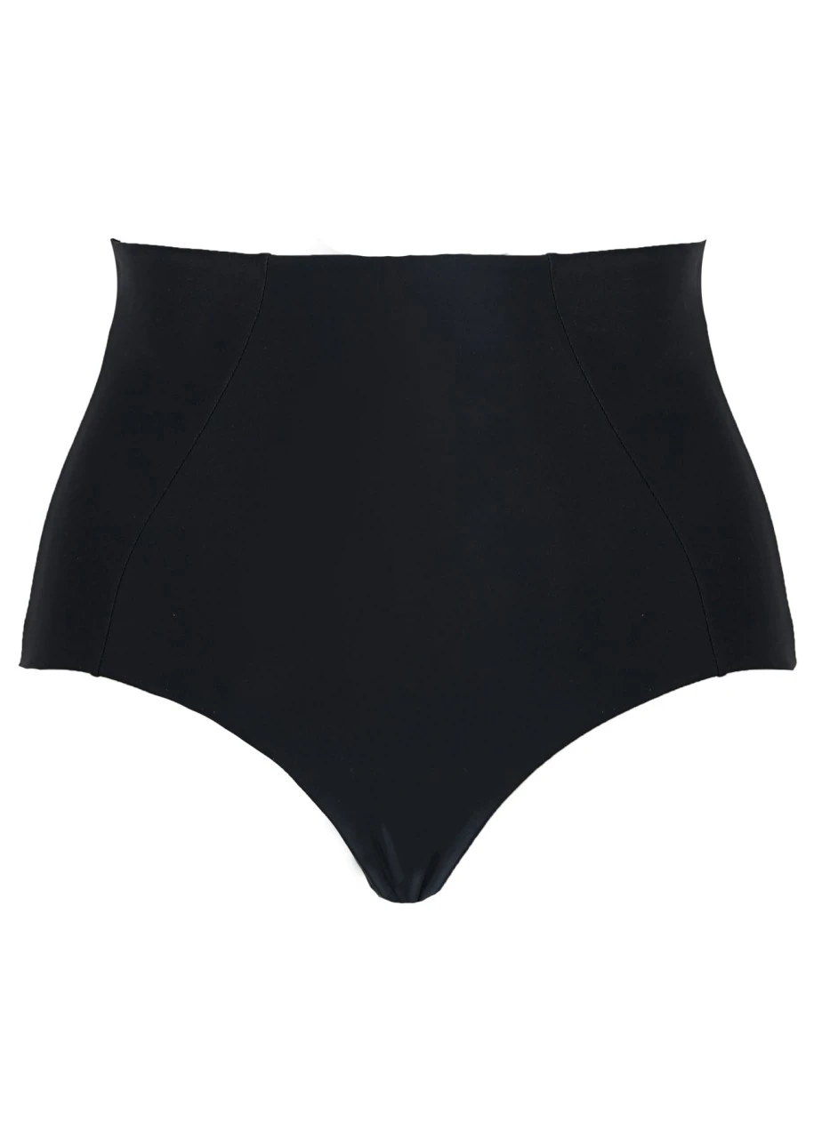 High Waist Bikinipant "Swim" | Schwarz 3 High Waist Bikinipant "Swim" | Schwarz