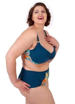 High Waist Slip "Lush" | Ocean / Multicolor -Miracle Woman Verkäufe Miracle Woman Lush Cup Bikini mit High Waist Pant side minjkzhylwDGMJgO 1280x1280