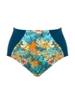 High Waist Slip "Lush" | Ocean / Multicolor