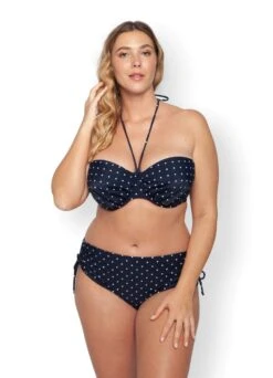 Panty "Marseille" | Marine / Weiß -Miracle Woman Verkäufe Miracle Woman Marseille Bikini front neckholder mini minZboFBkwnRe220 1280x1280