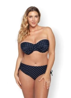 Bandeau Bikinitop "Marseille" | Marine/weiß 21 Bandeau Bikinitop "Marseille" | Marine/weiß -Miracle Woman Verkäufe Miracle Woman Marseille Bikini front strapless min 1280x1280