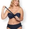 Bandeau Bikinitop "Marseille" | Marine/weiß -Miracle Woman Verkäufe Miracle Woman Marseille Bikini fun min 1280x1280