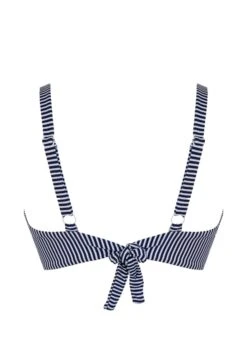 Bikini Top "Barbados Sailor Girl" | Marine / Weiß / Rot -Miracle Woman Verkäufe Miracle Woman Sailor Girl Top back min 1280x1280