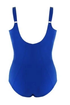 Badeanzug Mit Unterbrustband "Revolutional" | Blau -Miracle Woman Verkäufe Miracle Woman Swimiut Revolutional royalblue back 1280x1280