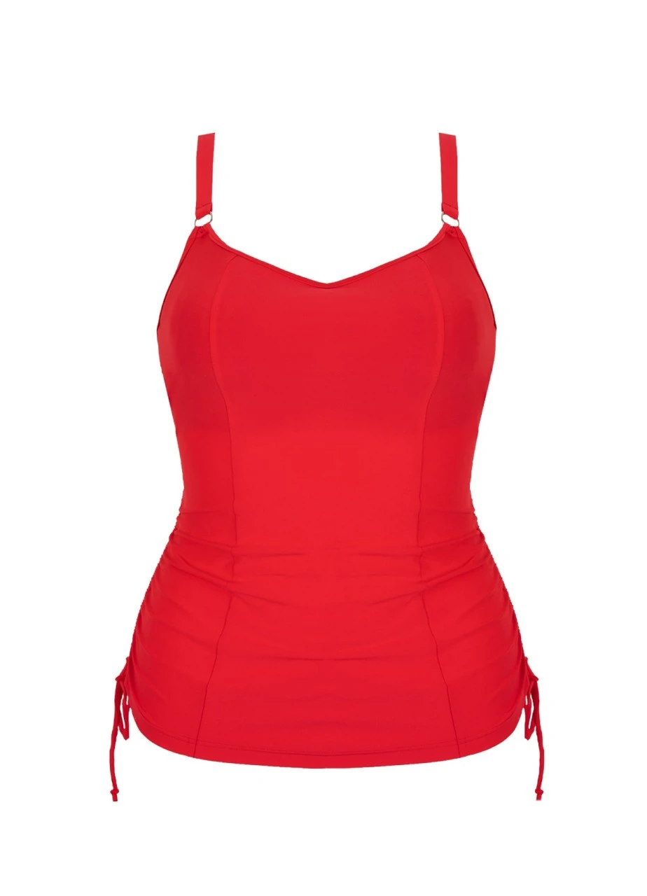 Tankini Top Mit Bügeln "Swim" | Rot 9 Tankini Top Mit Bügeln "Swim" | Rot – Bild 7