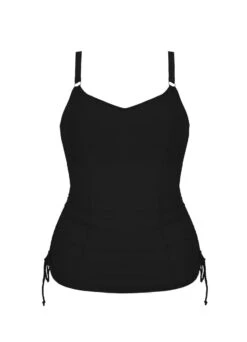 Tankini Top Mit Bügeln "Swim" | Schwarz -Miracle Woman Verkäufe Miracle Woman Tankini schwarz front min 1280x1280