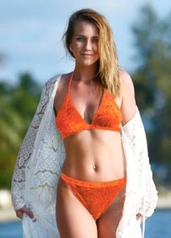 Bikini-Set "Velvet" | Tangerine -Miracle Woman Verkäufe Miracle Woman Velvet Bikini tangerine OL min 1280x1280