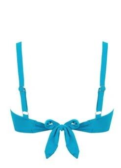 Bikinitop Mit Bügeln "Barbados Leaves" | Türkis -Miracle Woman Verkäufe Miracle Woman barbados leaves back2 min 1280x1280