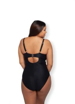 Badeanzug Mit Bügel "Coco" | Schwarz -Miracle Woman Verkäufe MiracleWoman Coco Swimsuit back 1 1280x1280