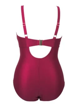 Badeanzug Mit Bügel "Coco" | Syrah -Miracle Woman Verkäufe MiracleWoman Coco Swimsuit syrah back 1280x1280