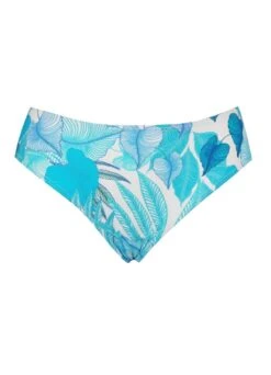 Bikini Slip "Leaves" | Türkis