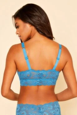 Cosabella Curvy Sweetie Bralette "Never Say Never" | Ardesia Blue -Miracle Woman Verkäufe NEVER1310 ARBLU ZM BK L 1280x1280